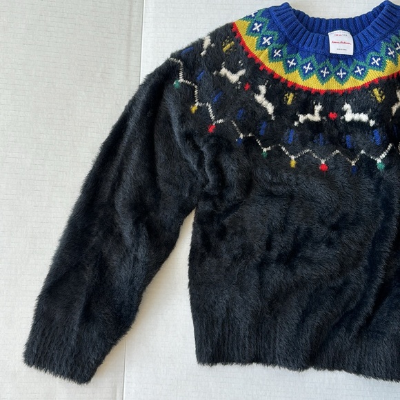 NWOT Festive Fair Isle Pullover Size 130cm/US 8 - Picture 4 of 10
